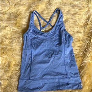 ARC’TERYX sky blue compressive stretch tank top w/built in bra
